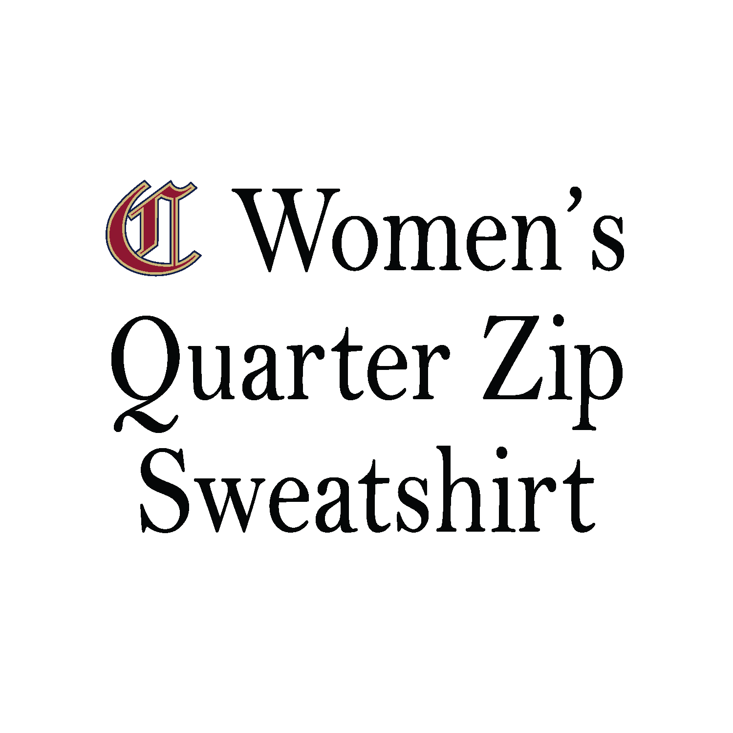 Stix Baseball Adult Quarter Zip Sweatshirts
