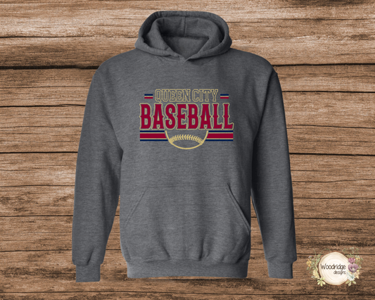 Sweatshirt Queen City Baseball- Adult