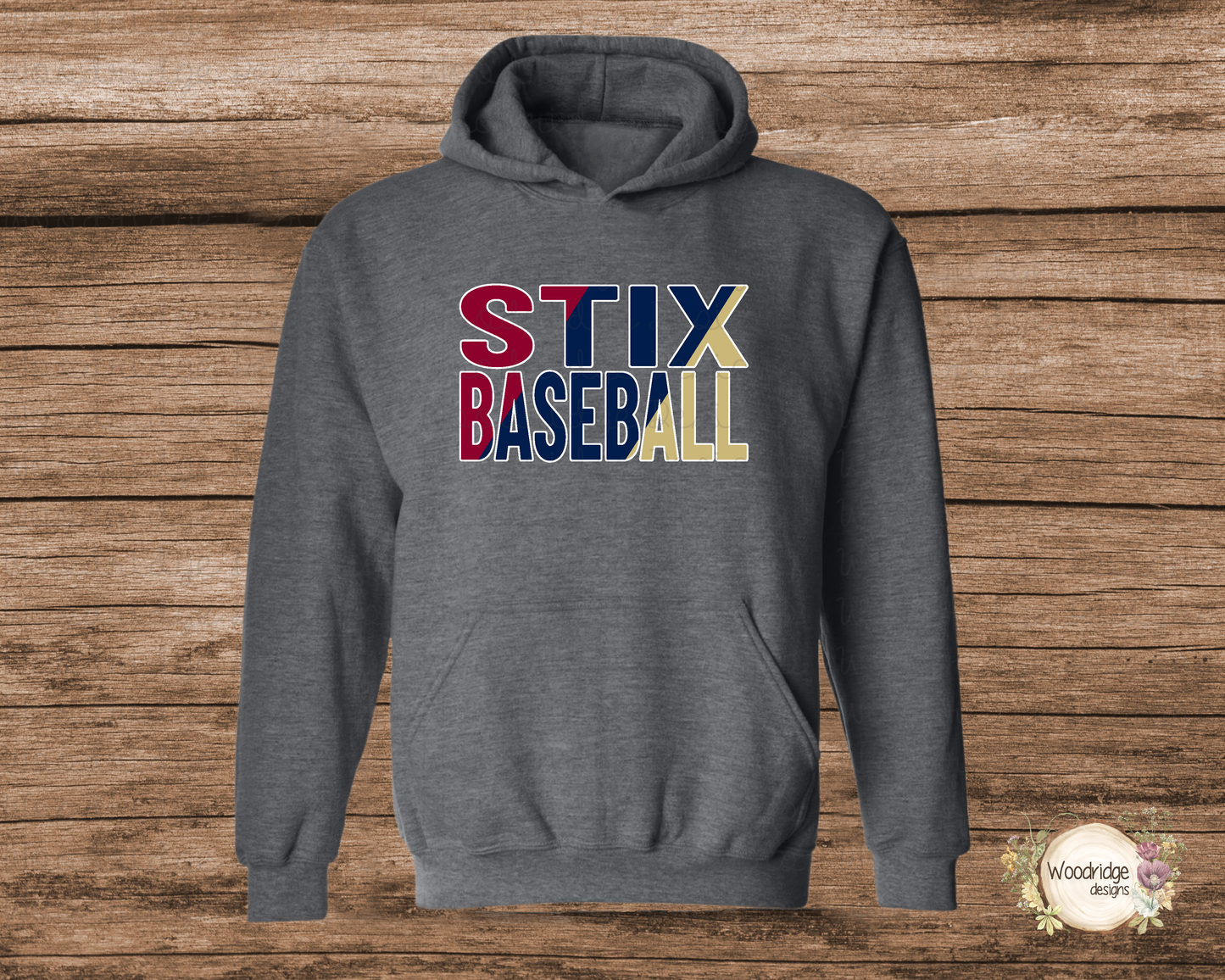 Sweatshirt Stix Baseball Cross Color- Youth